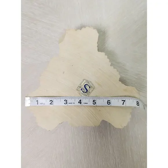 Vintage Fu Dog Ashtray , Foo Chinese Lion Dragon, Hard Resin bone Made In Italy - Picture 8 of 10